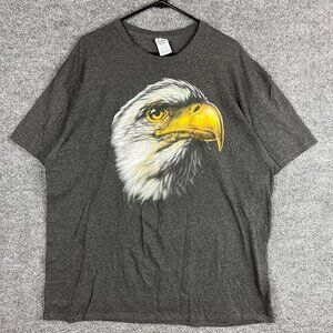 American Bald‎ Eagle Gray Delta Pro Weight Graphic T-shirt Men's Sz 2XL
